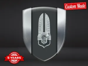 Cadillac Decalcomanie Silicone Sport Logo Cupola Premium Limitato